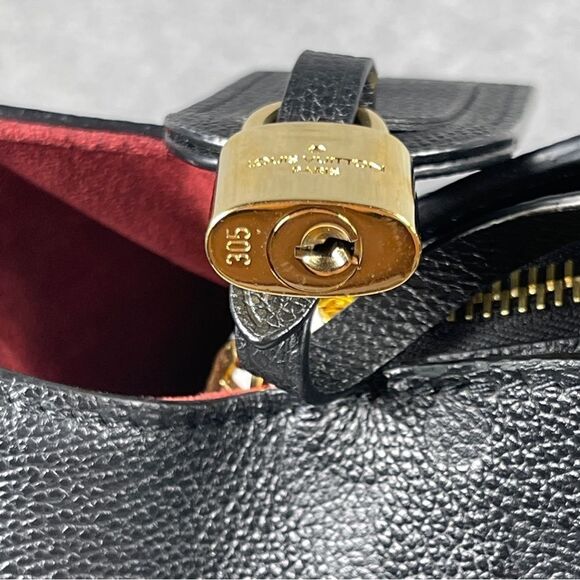 Louis Vuitton Grand Palais M45811 Handbag Purse Black Monogram Excellent Cond. - Picture 7 of 15